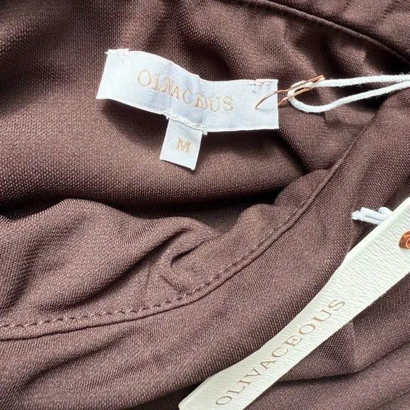 NWT Wild Oak boutique Silvia Top BROWN - Picture 3 of 4